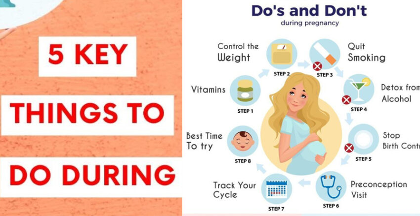 What Are 5 Things a Female Should Do While Pregnant?