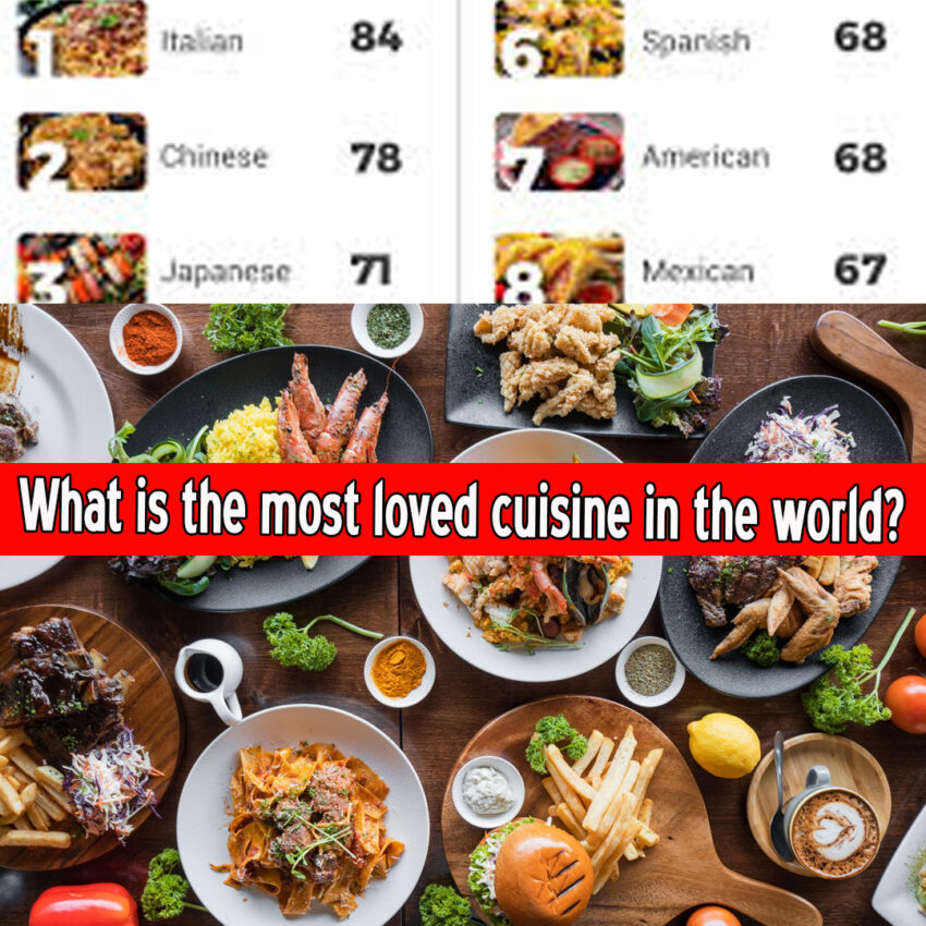 What is the most loved cuisine in the world?