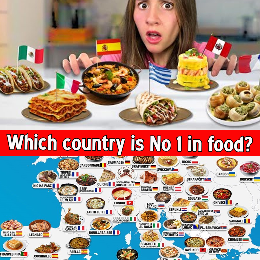 Which country is No 1 in food?