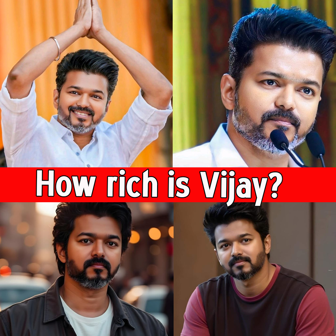 How rich is Vijay?