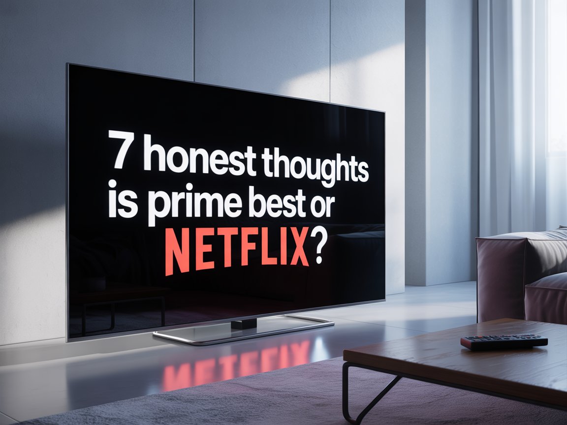 7 Honest Thoughts Is Prime Best or Netflix?